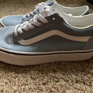 Vans old skool with 1/4 inch lift